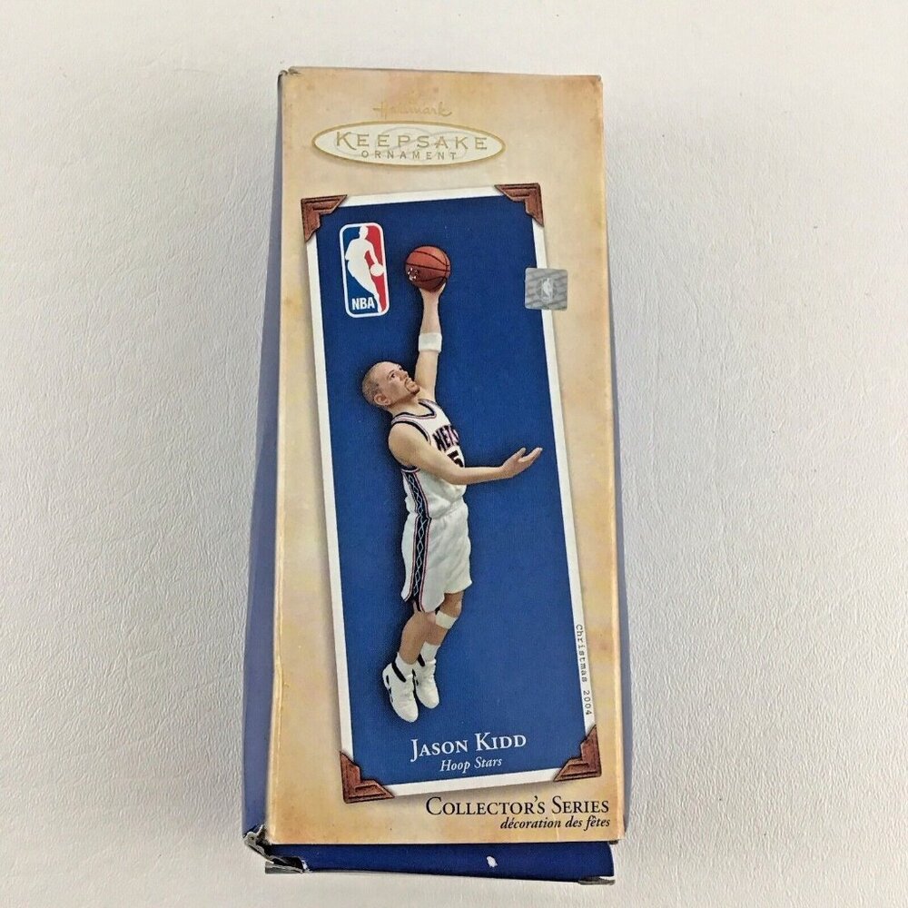 Hallmark Keepsake Christmas Ornament Hoop Stars Jason Kidd Basketball New 2004
